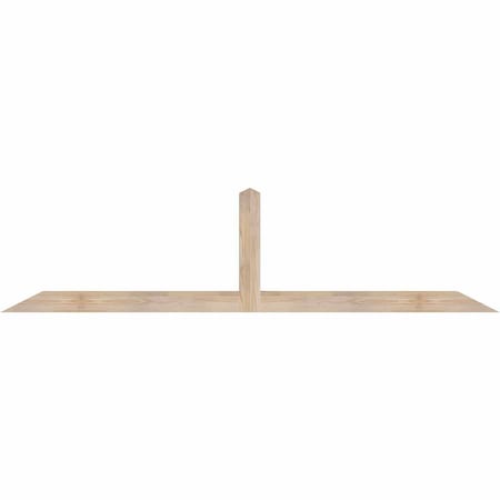 Ekena Millwork Portland Smooth Timber Gable Bracket, Douglas Fir, 84"W x 21"H x 3 1/2"D x 3 1/2"F, 6/12 Pitch GBW084X21X0404POR00SDF